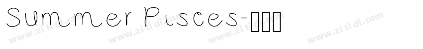 Summer Pisces字体转换
